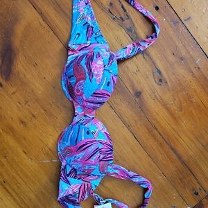 NWT Lilly Pulitzer Ruby Red Wild Times  Bikini Top Size 4